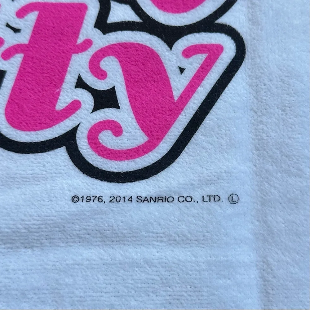 NWT 2010s Sanrio Hello Kitty Limited Edition Ziggy Stardust hand towel 13.5x33